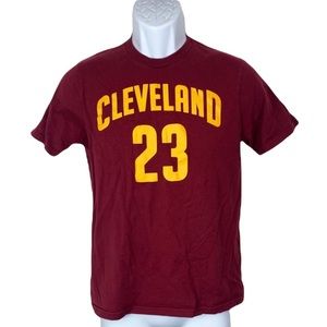 Cleveland Cavaliers Shirt Youth Large Lebron James Cavs Maroon Basketball NBA